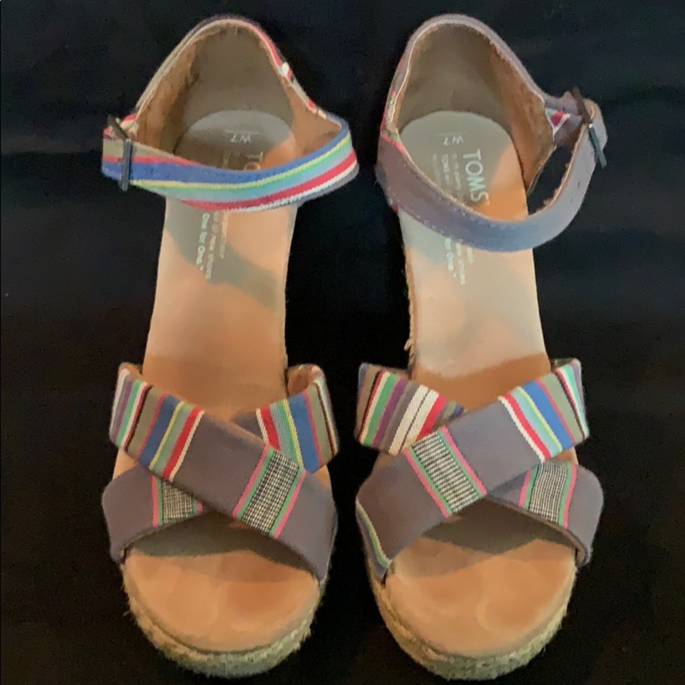 Toms wedge sandals